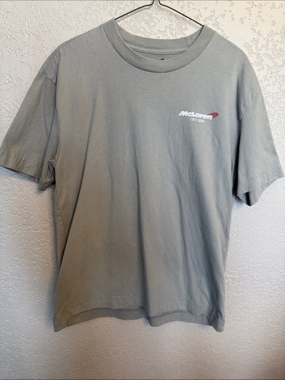 McLaren Men's Short Sleeve Logo Tee in Gray